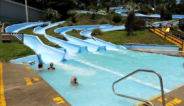 Water Slides in Holden Beach North Carolina